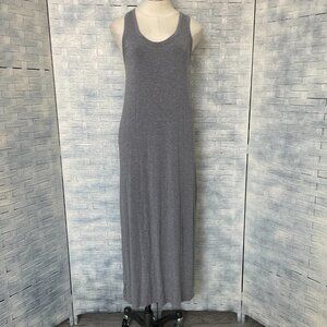 J.‎ Crew Maxi Dress Womens XS Grey Racerback with Slits